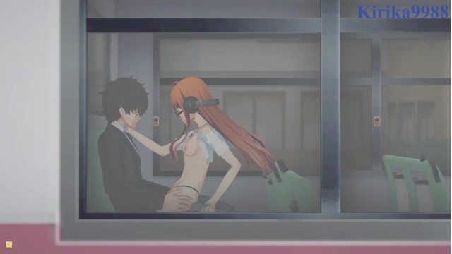 【3D】雙葉櫻和雨宮蓮在公交車上深交