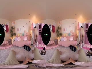 408KIWVR-375 【VR】【お触り禁止！本番禁止！】スタイル抜群【白GAL美巨乳ピンク乳首女子校-cd1